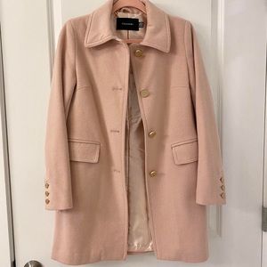 Tahari Pink Wool Coat